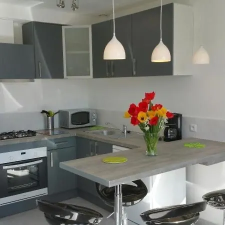 Apartmán T3 En Centre-ville De Avec Terrasse, Piscine Et Parking - Fr-1-541-75 *